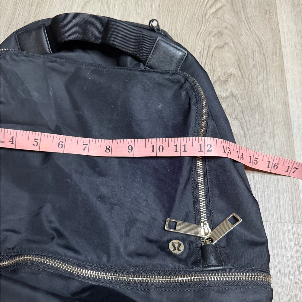 Lululemon Athletica Black Backpack with Gold Accents - Picture 10 of 16